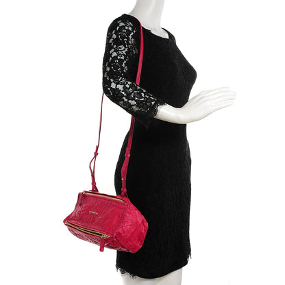 Givenchy Tumbled Sheepskin Mini Pandora Cherry 2 of 9