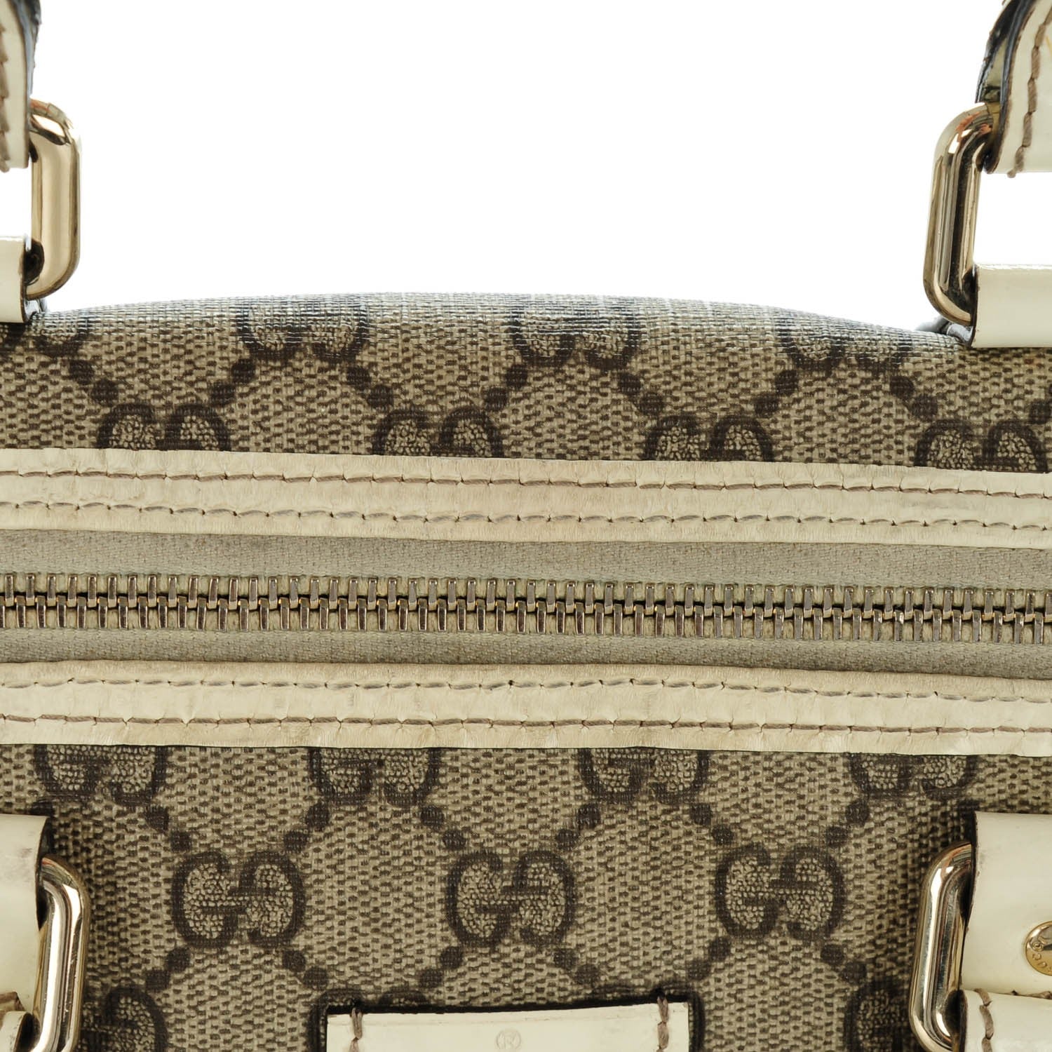 Gucci GG Plus Monogram Medium Joy Boston Off White 9 of 9