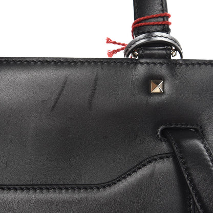 Valentino Garavani Calfskin Studded Small Joylock Satchel Black 8 of 8