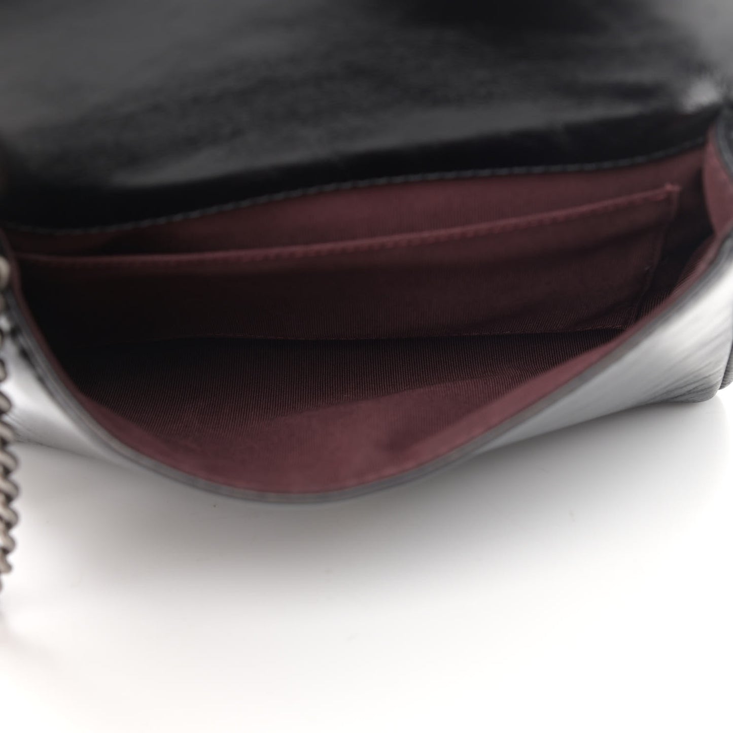 Glazed Calfskin Pilot Essentials Flap Black