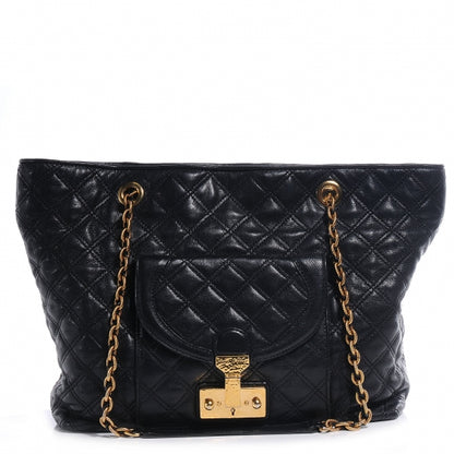 Marc Jacobs Leather Quilted Astor Shoulder Bag Black 1 of 8