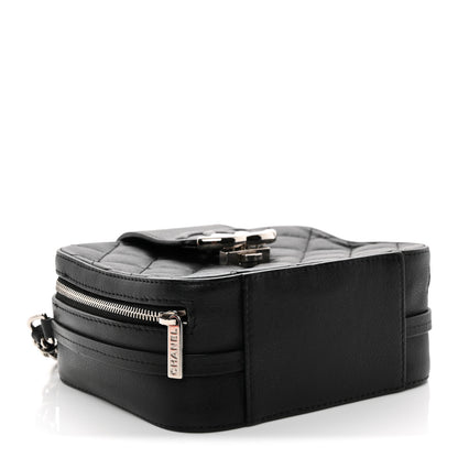 Chanel Lambskin Quilted Mini CC Box Camera Bag Black 4 of 10