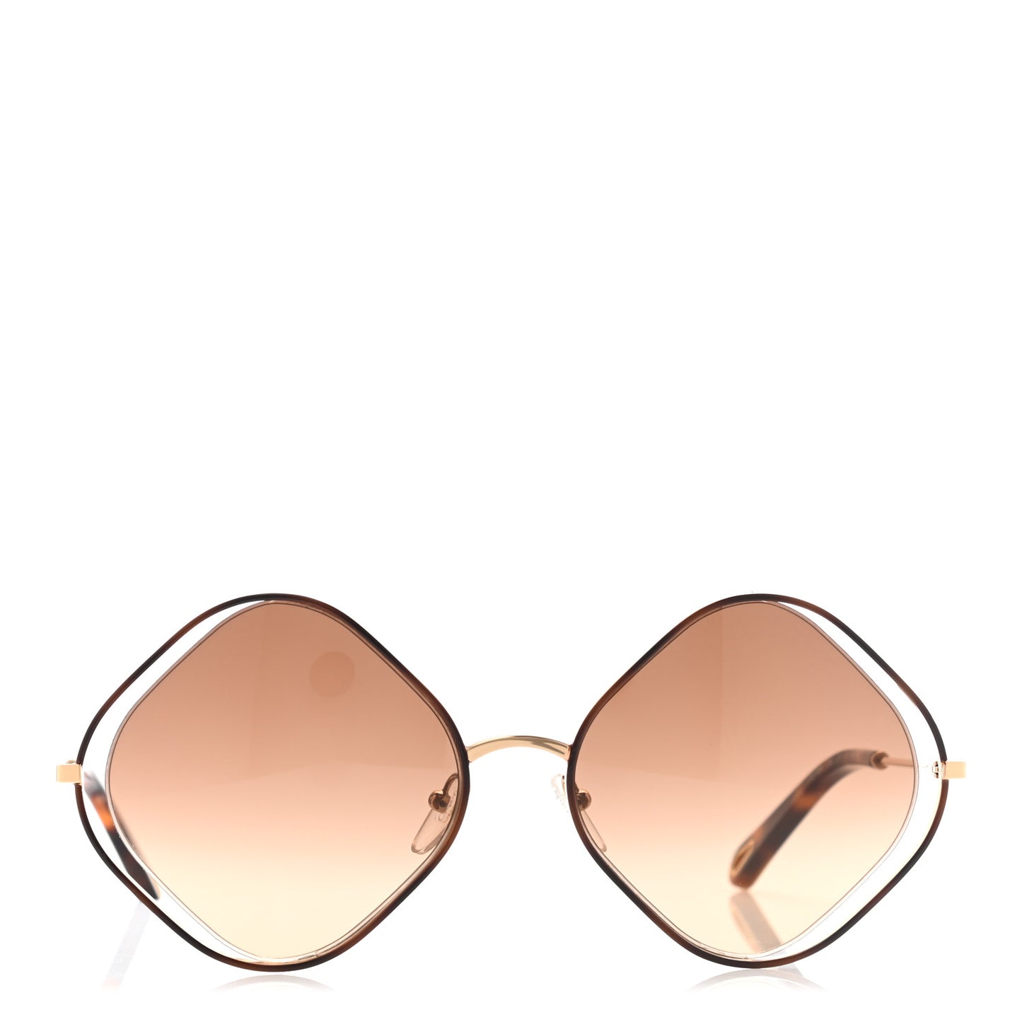Metal Oversized Sunglasses CE159S Gold