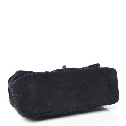 Chanel Velvet Quilted Mini Rectangular Flap Black 4 of 11