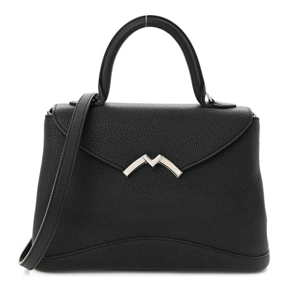 Moynat Taurillon Blush Calfskin Gabby PM Black 1 of 10