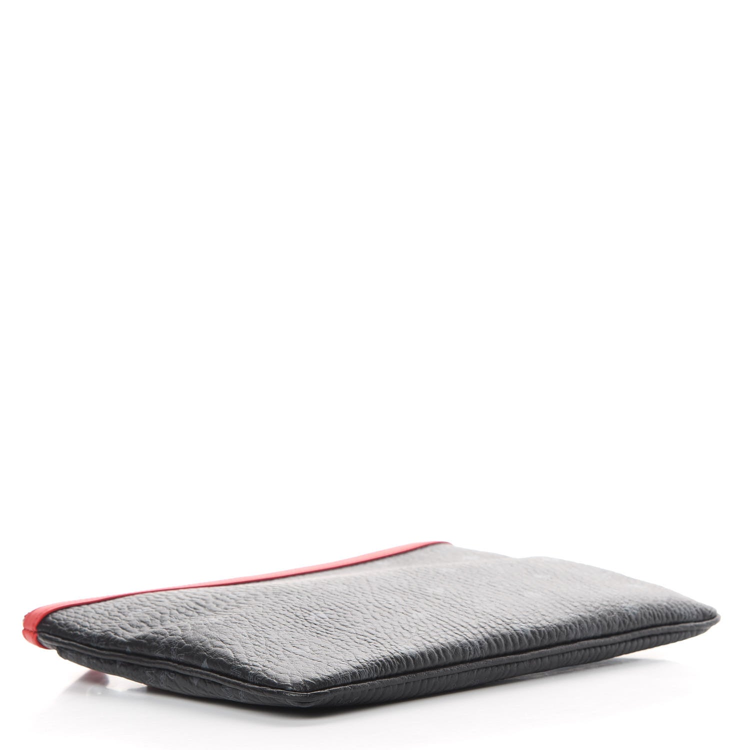 MCM Visetos Crossbody Pouch Black Red 4 of 10