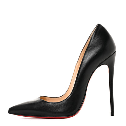 Christian Louboutin Kid Pigalle Follies 120 Pumps 36 Black 1 of 7