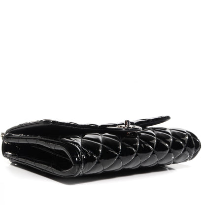 Chanel Patent Quilted Clutch Flap Black 4 of 7