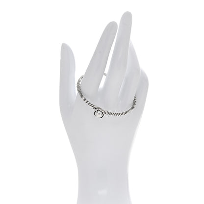 David Yurman Sterling Silver Cultured Pearl 3mm Chatelaine Bracelet 2 of 6