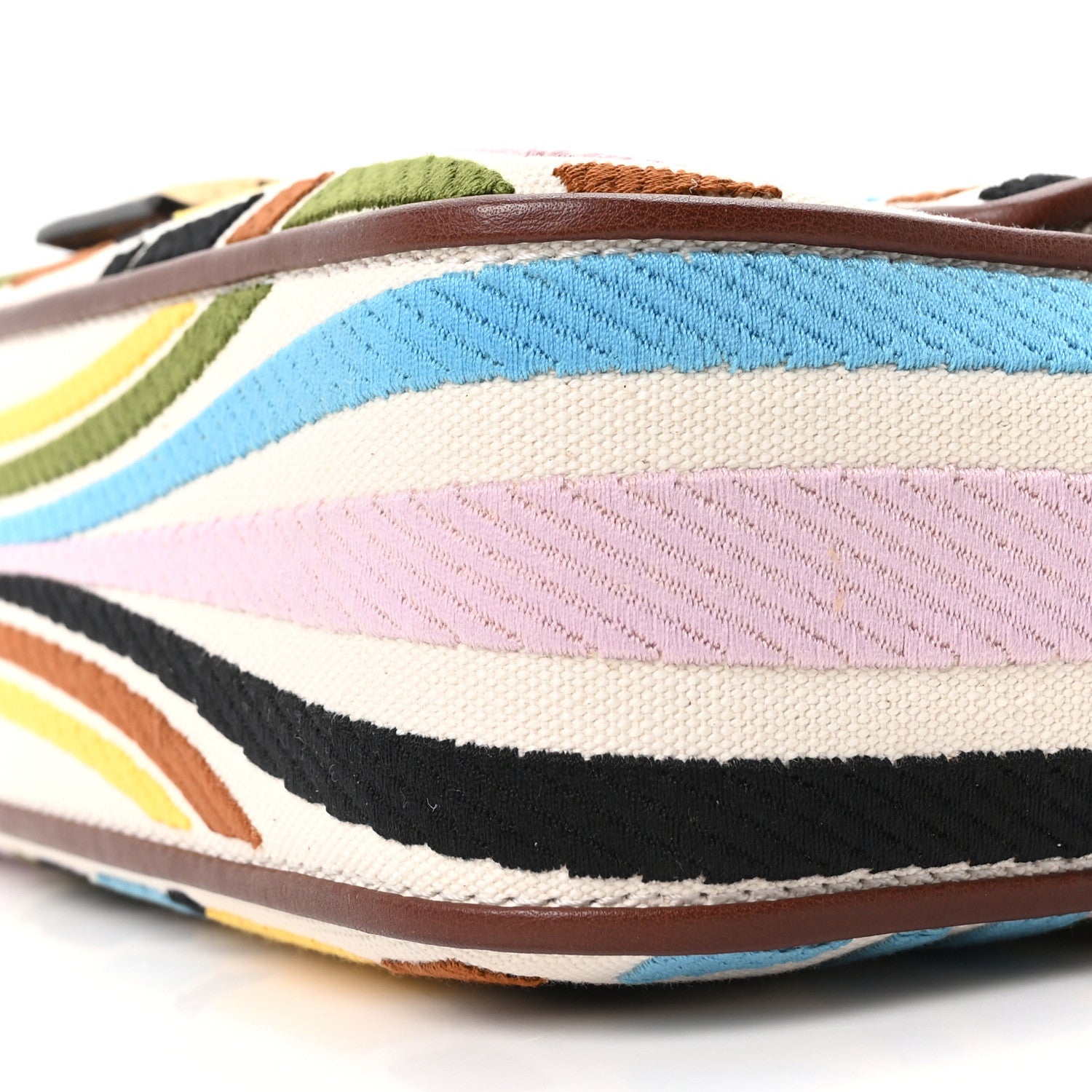 Fendi X SARA COLEMAN Canvas Vitello King Seta FF Fish Eye