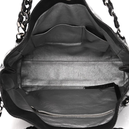Chanel Glazed Caviar Modern Chain Tote Black 5 of 10