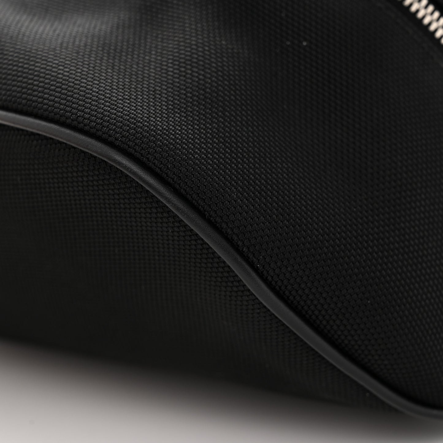 Techno Canvas Web Large Belt Bag Black