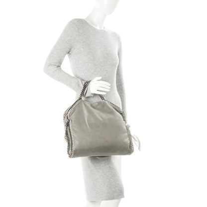 Stella McCartney Shaggy Deer Falabella Fold Over Tote Grey 3 of 9