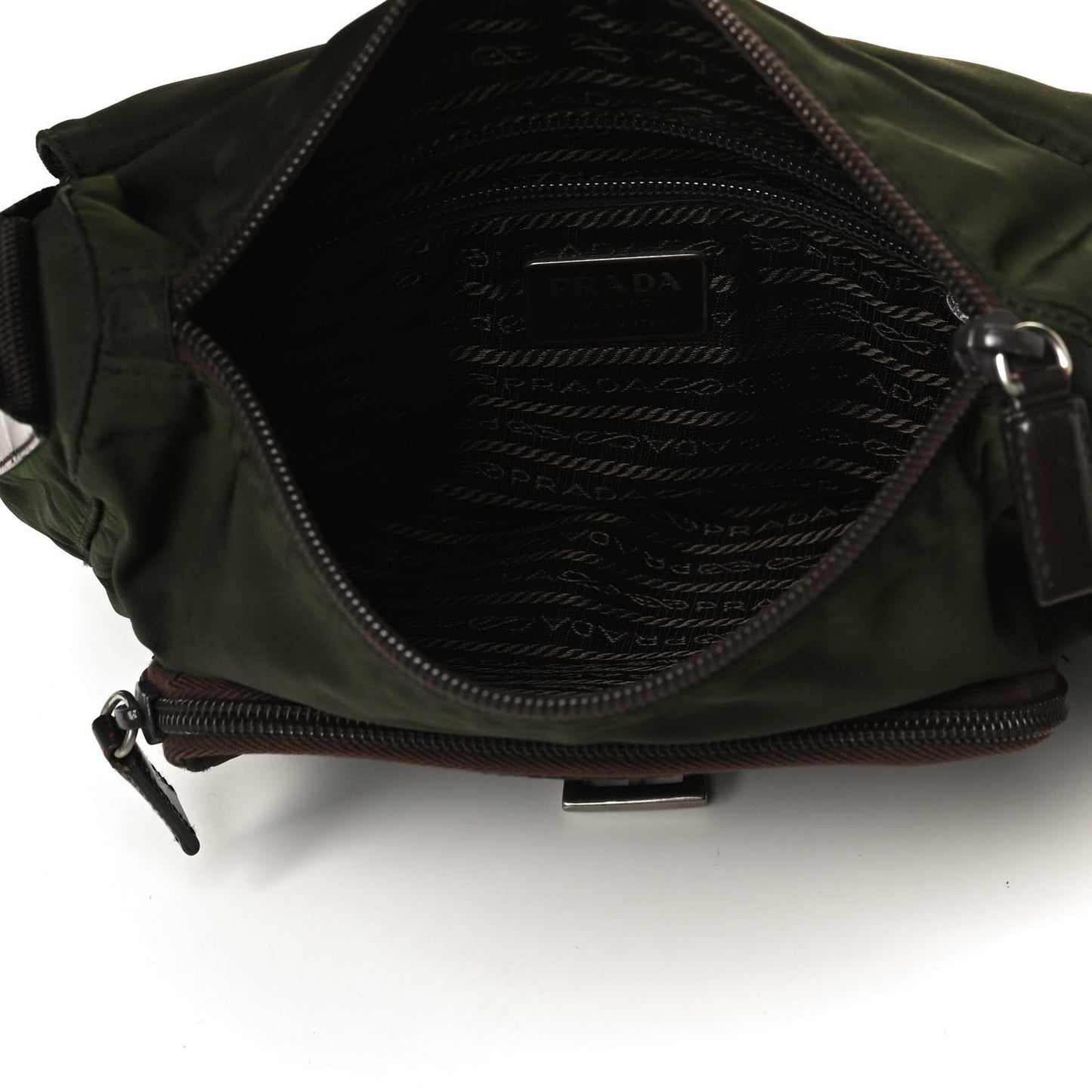 Tessuto Nylon Vela Messenger Ebano