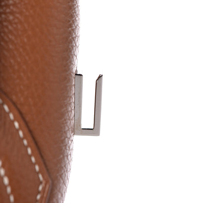 Hermes Taurillon Clemence Birkin 35 Gold 30 of 41