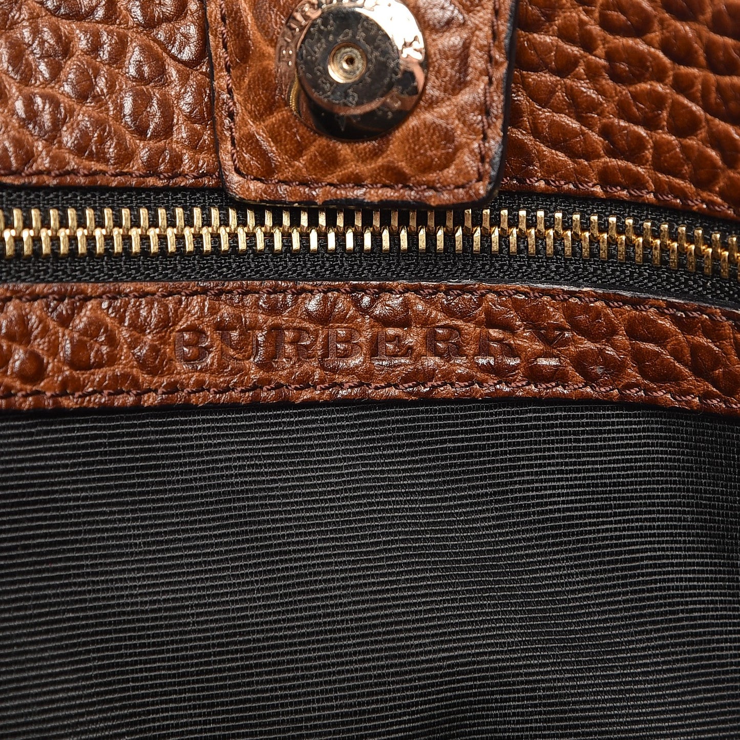 Heritage Grain Medium Woodbury Tote Brown