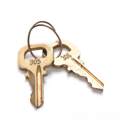 Louis Vuitton Brass Lock and 2 Keys Set #306 3 of 5