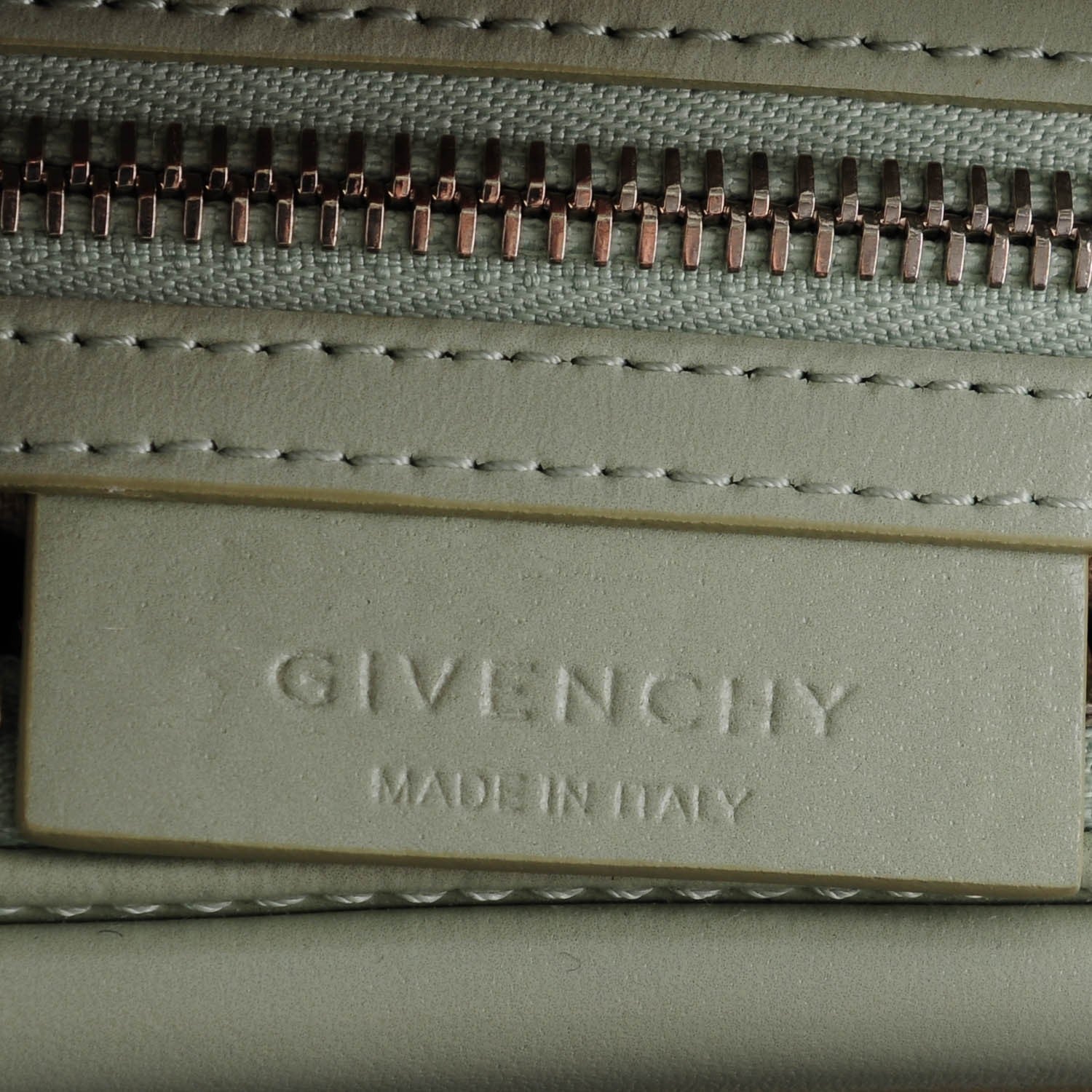 Givenchy Shiny Lord Calfskin Small Antigona Aqua Green 6 of 8
