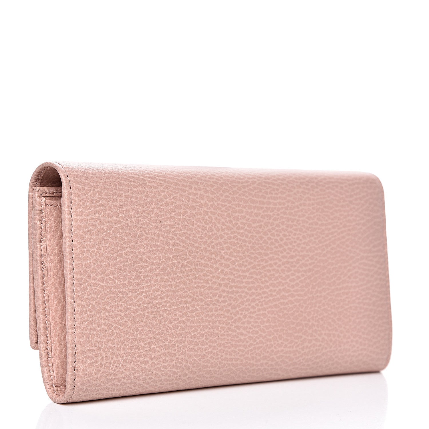 Gucci Dollar Calfskin Garden Continental Wallet Perfect Pink 2 of 8
