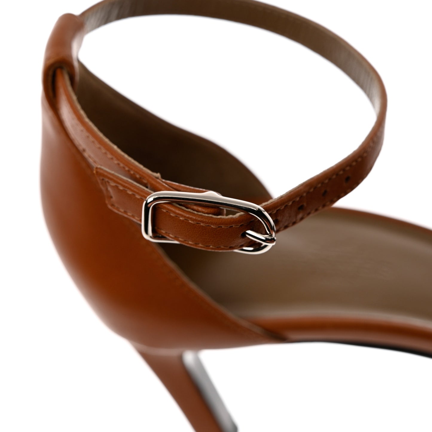 Calfskin Premiere 70 Sandals 36.5 Gold