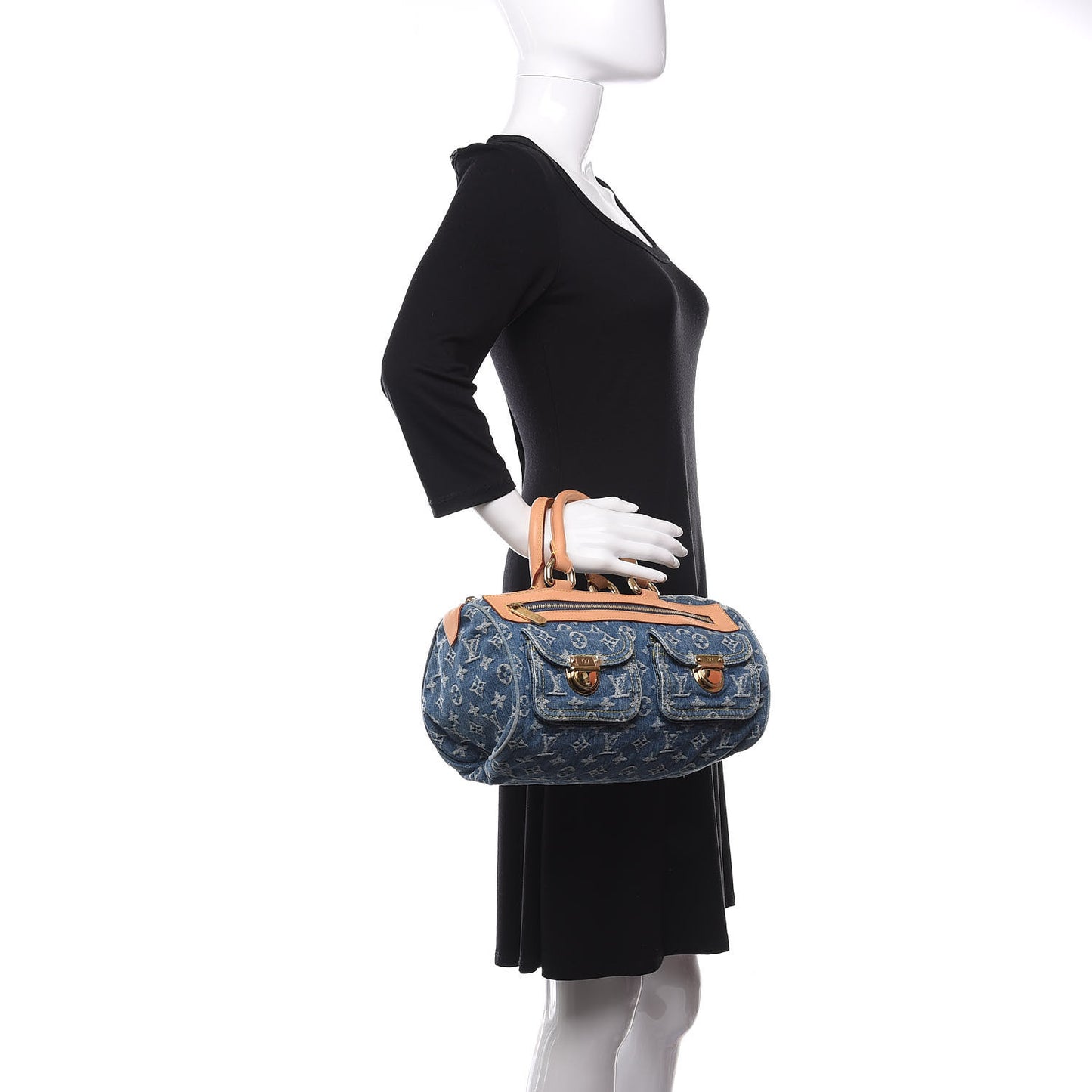 Monogram Denim Neo Speedy Blue
