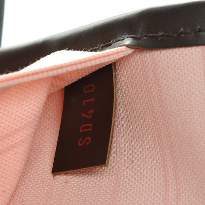 Louis Vuitton Damier Ebene Neo Neverfull MM Rose Ballerine 8 of 9
