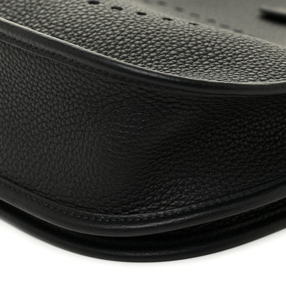 Hermes Taurillon Clemence Evelyne III PM Black 9 of 11