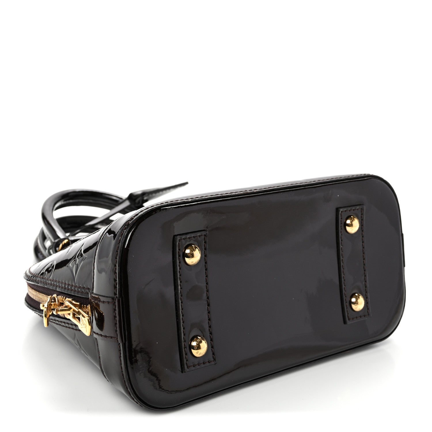 Louis Vuitton Vernis Alma BB Amarante 4 of 10