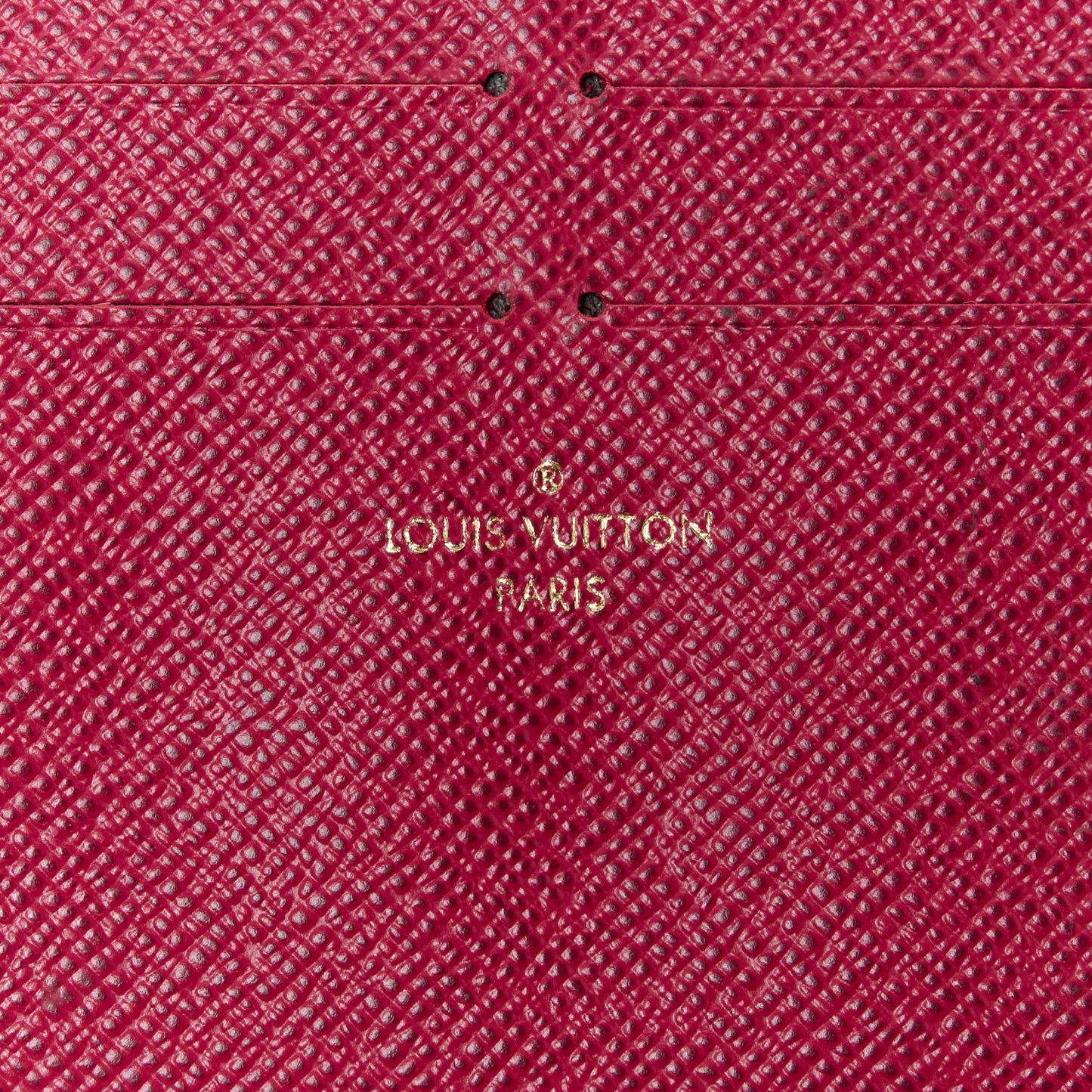 Monogram Pochette Felicie Chain Wallet Fuchsia