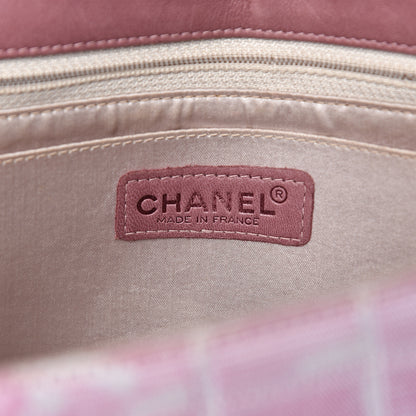 Chanel Nylon Medium Travel Flap Pink 11 of 25