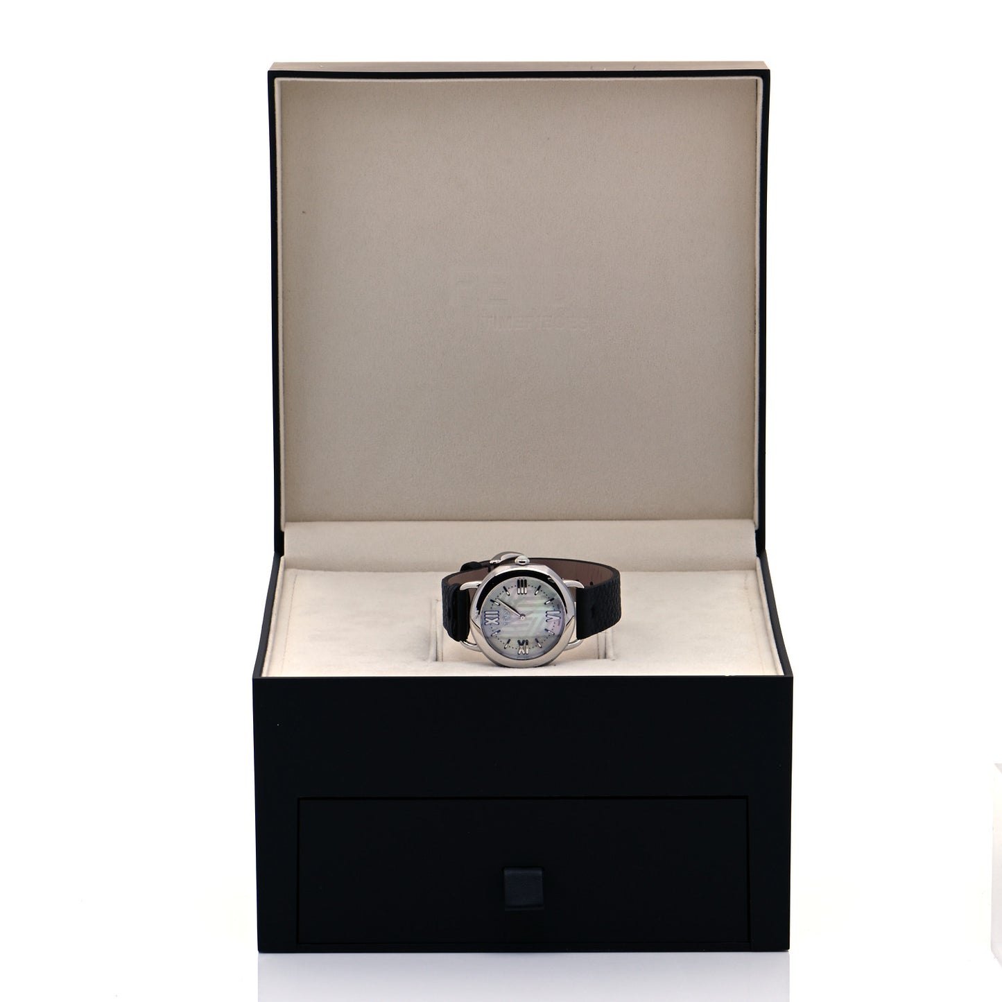 Stainless Steel Calfskin Mother of Pearl 37mm Selleria Quartz Watch