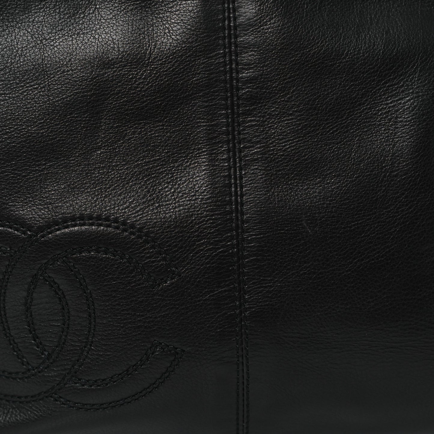 Lambskin CC Shoulder Bag Black