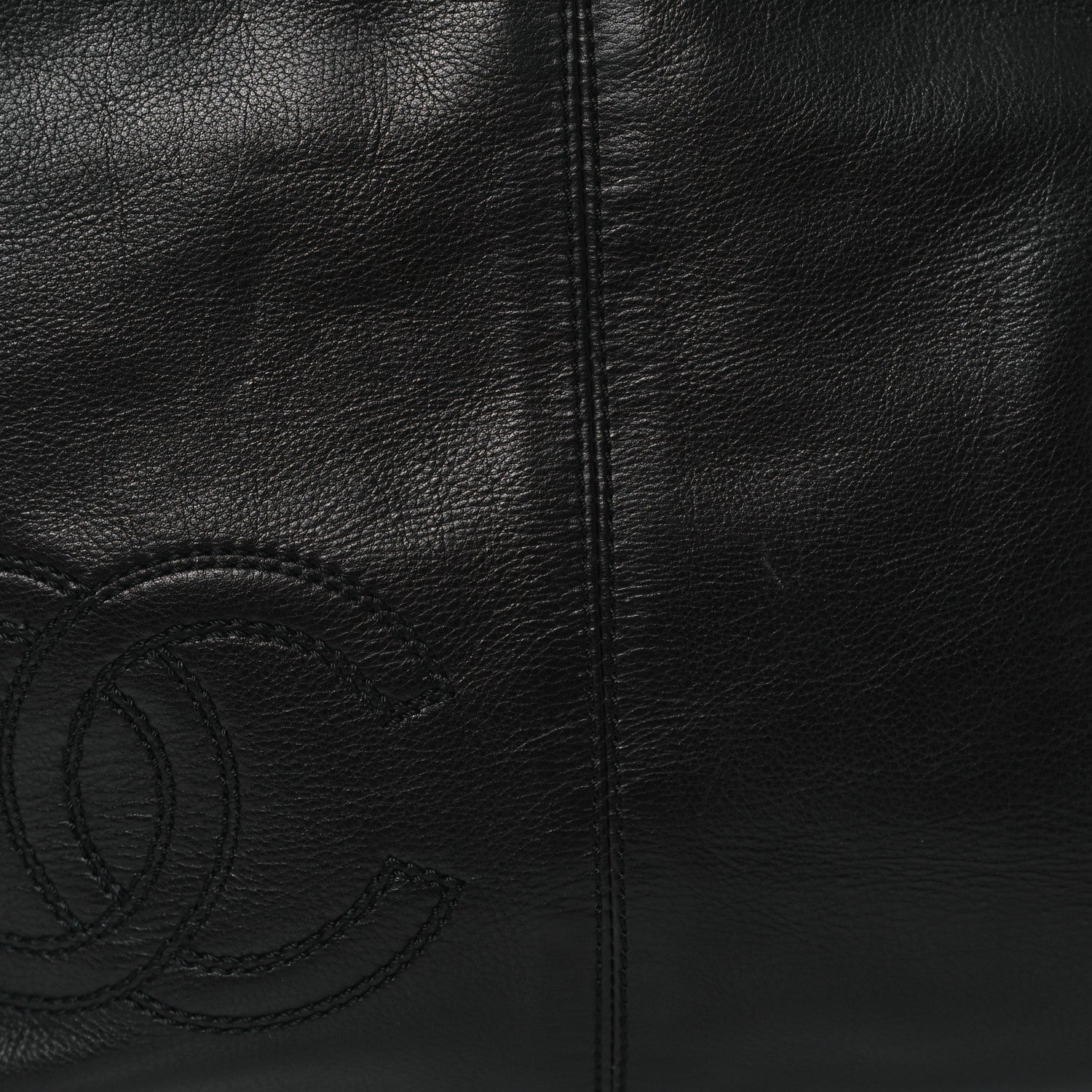 Chanel Lambskin CC Shoulder Bag Black 11 of 12