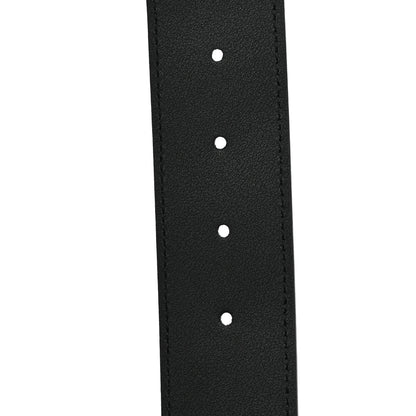 Gucci Textured Calfskin Double G 40mm Belt 85 34 Black 4 of 5