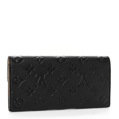 Louis Vuitton Empreinte Emilie Wallet Black Dune 3 of 9