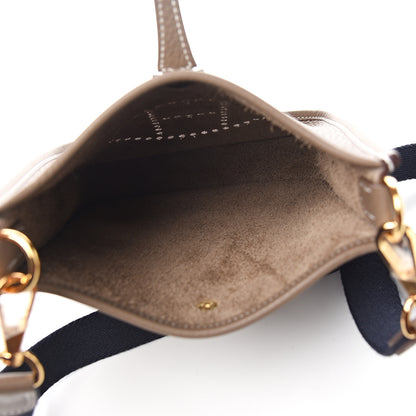 Hermes Taurillon Clemence Amazone Evelyne TPM Etoupe Bleu Indigo 4 of 10