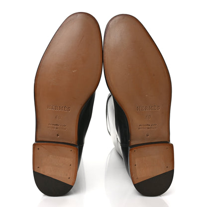 Hermes Box Kelly Jumping Boots 40 Black 5 of 7