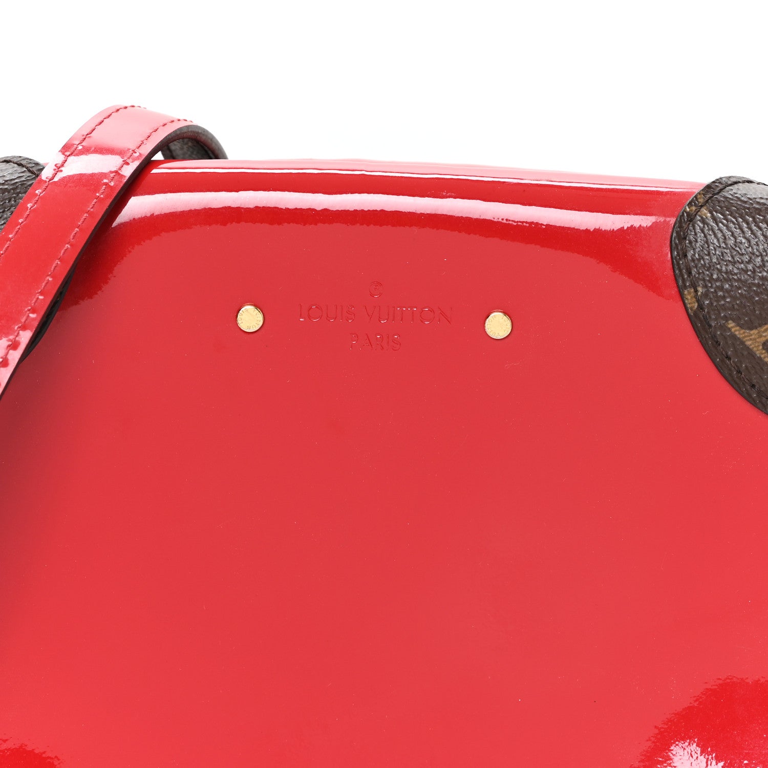 Louis Vuitton Patent Miroir Venice Scarlet 7 of 9