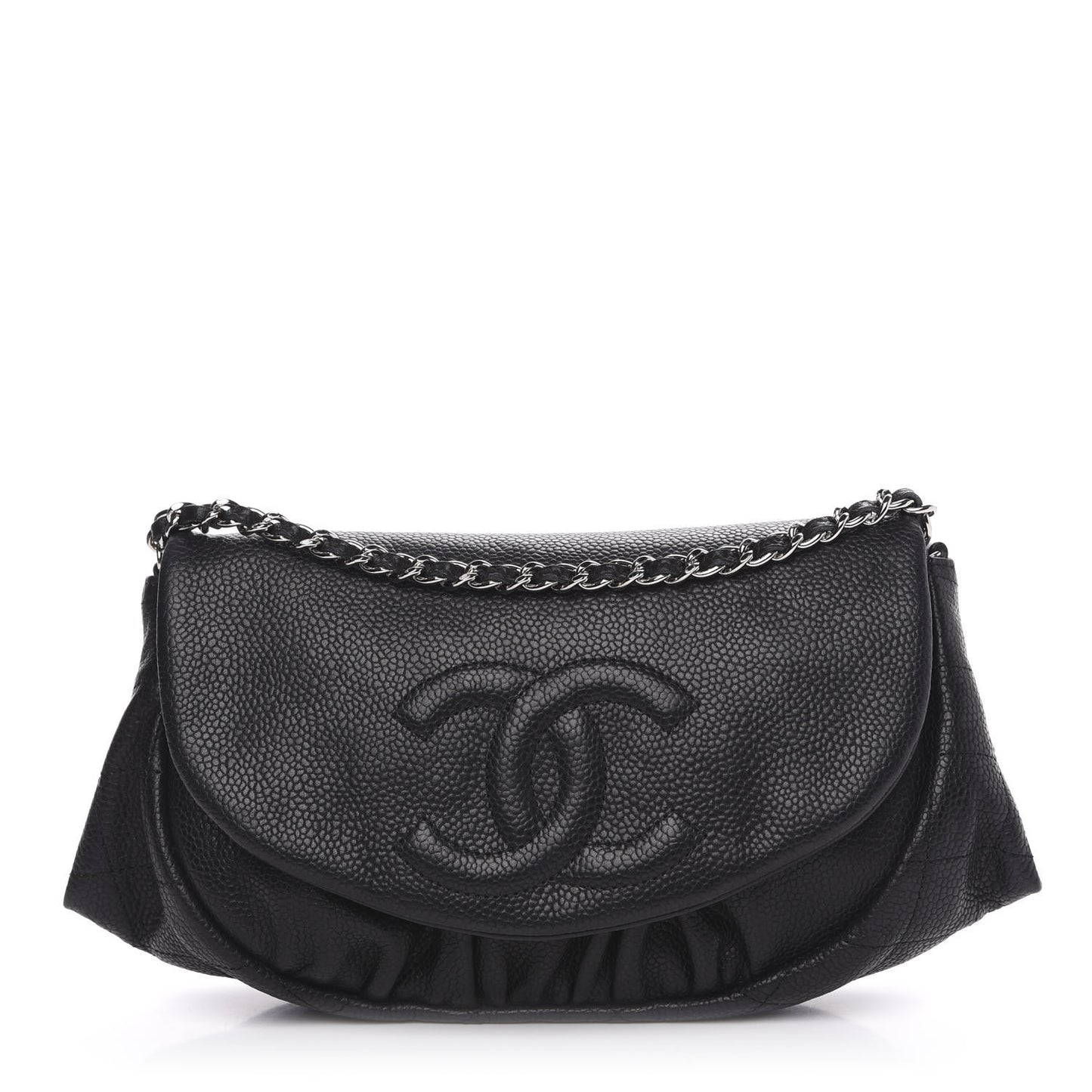 Caviar Half Moon Wallet On Chain WOC Black