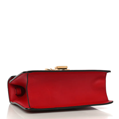 Gucci Calfskin Mini Sylvie Top Handle Bag Hibiscus Red 4 of 11
