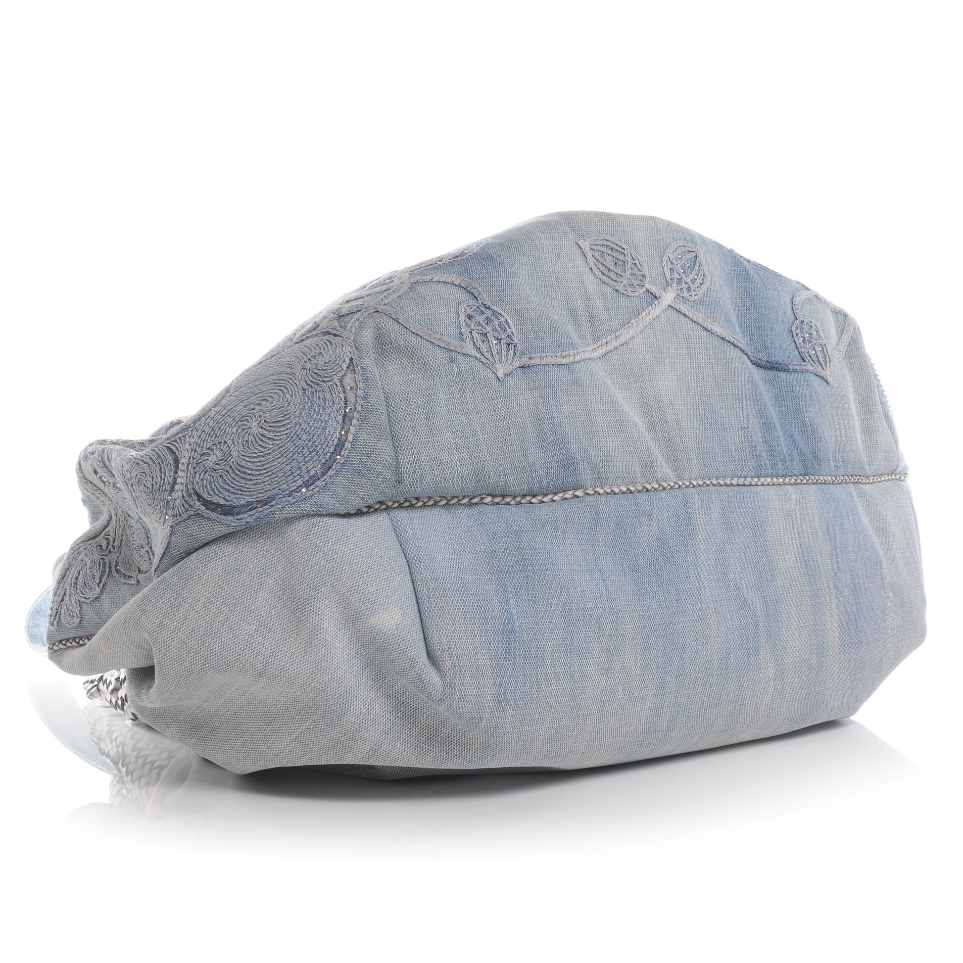 Fendi Denim Squirrel Embroidered Spy Blue 4 of 10
