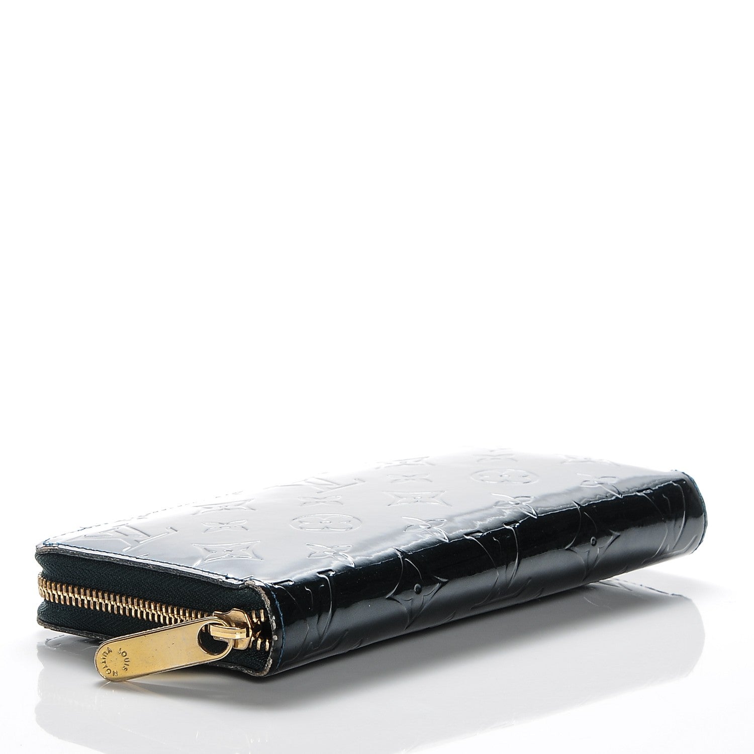 Louis Vuitton Vernis Zippy Wallet Blue Nuit 4 of 9