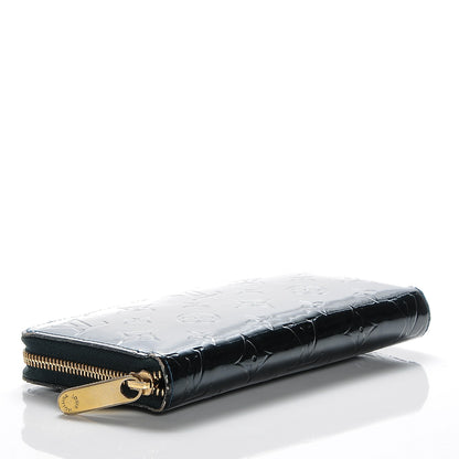 Louis Vuitton Vernis Zippy Wallet Blue Nuit 4 of 9