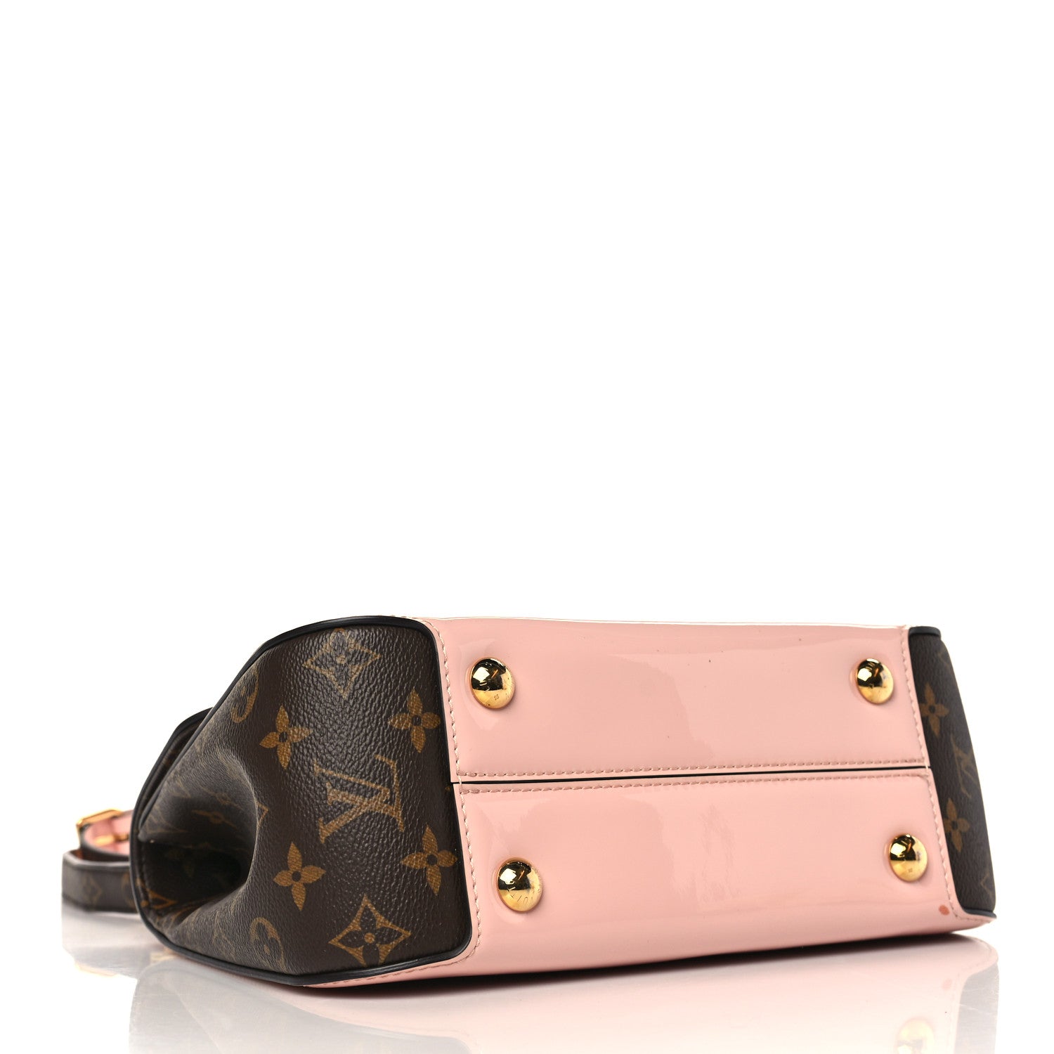 Louis Vuitton Patent Calfskin Monogram Cherrywood PM Rose Ballerine 4 of 10