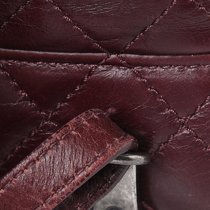 Chanel Glazed Calfskin Quilted Small Salzburg Backpack Burgundy 10 of 17