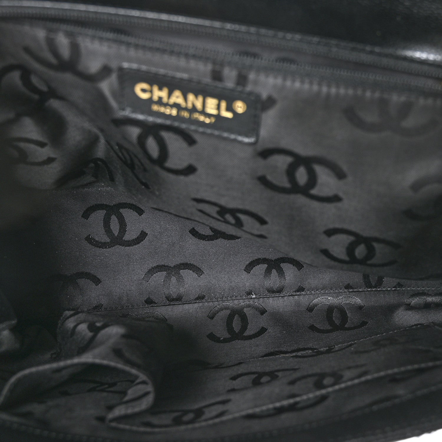 Chanel Caviar Quilted Jumbo Single Flap Bag Black 4 of 10