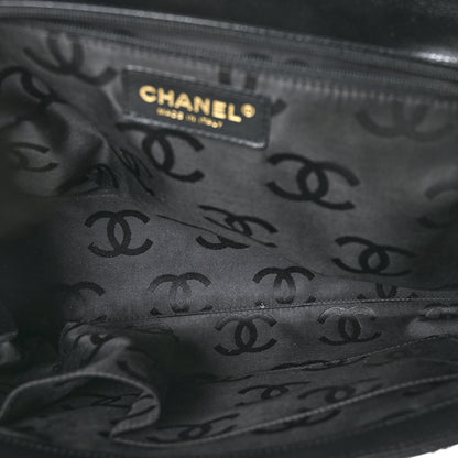 Chanel Caviar Quilted Jumbo Single Flap Bag Black 4 of 10
