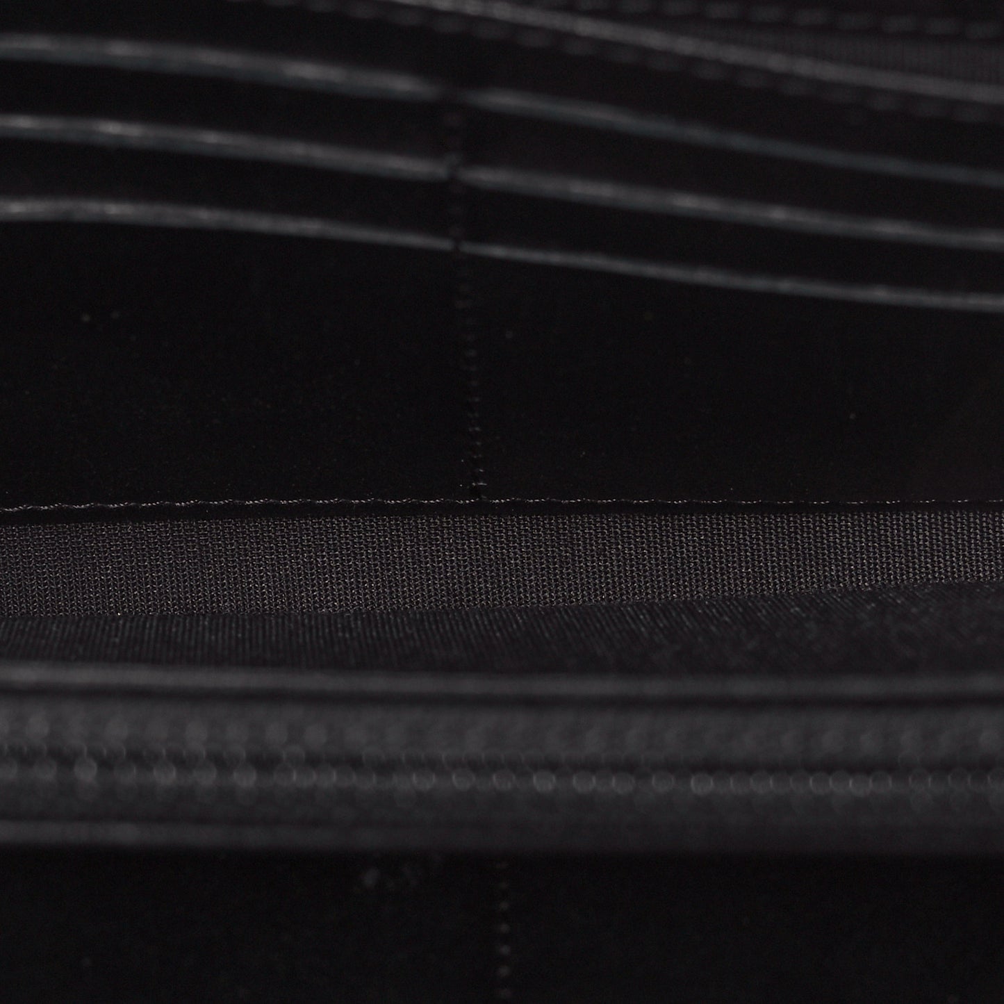Caviar Timeless CC Large Gusset Flap Wallet Black