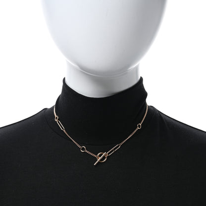 Hermes 18K Rose Gold Echappee Necklace SH 3 of 5