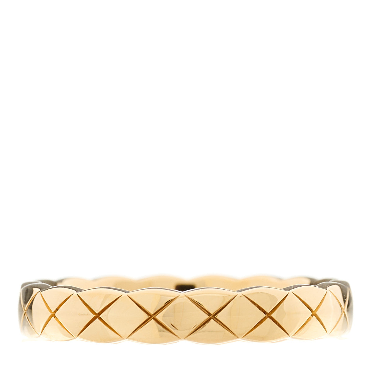 Chanel 18K Yellow Gold Mini Coco Crush Ring 51 5.75 1 of 6